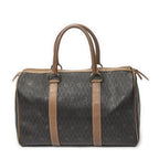 Dior Medium Boston Gray Brown Honeycomb Canvas Handbag — view 5