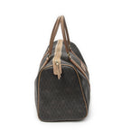 Dior Medium Boston Gray Brown Honeycomb Canvas Handbag — view 4
