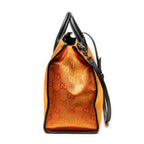 Gucci Off the Grid Orange Black Jumbo GG Canvas Shoulder Bag — view 3