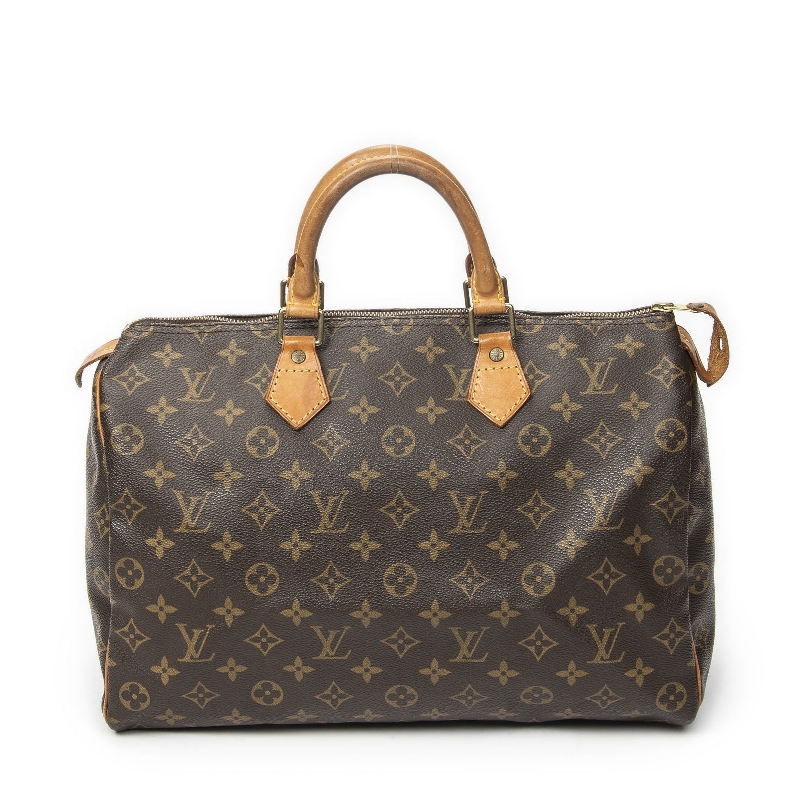 Louis Vuitton Speedy Brown Monogram Canvas Handbag