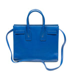 Saint Laurent Small Sac de Jour Blue Calfskin Leather Handbag — view 5