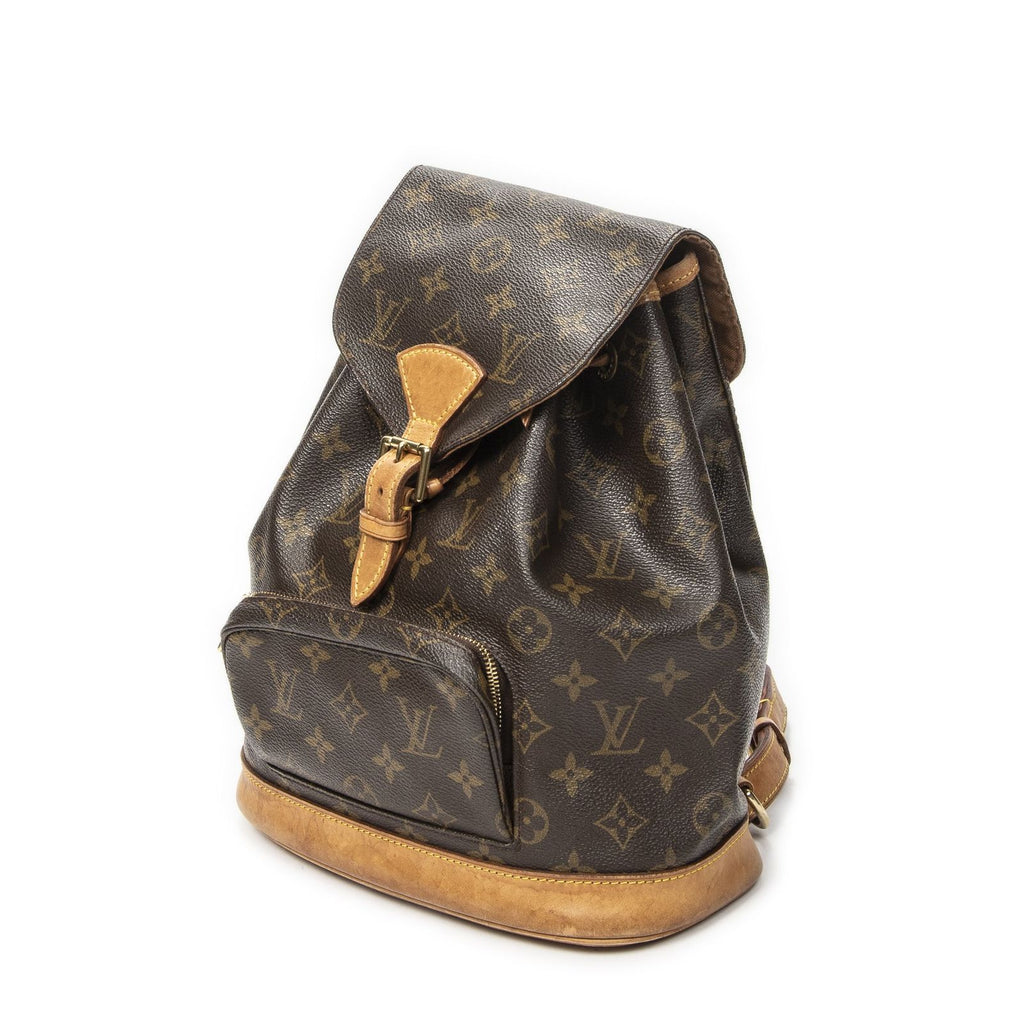 Louis Vuitton Montsouris Brown Monogram Canvas Backpack — view 2