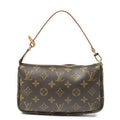 Louis Vuitton Pochette Brown Monogram Canvas Handbag
