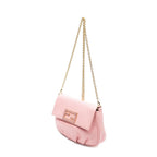 Fendi Star Pochette Crossbody Pink Calfskin Leather — view 2