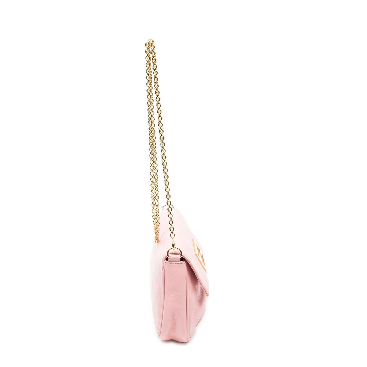 Fendi Star Pochette Crossbody Pink Calfskin Leather — view 4