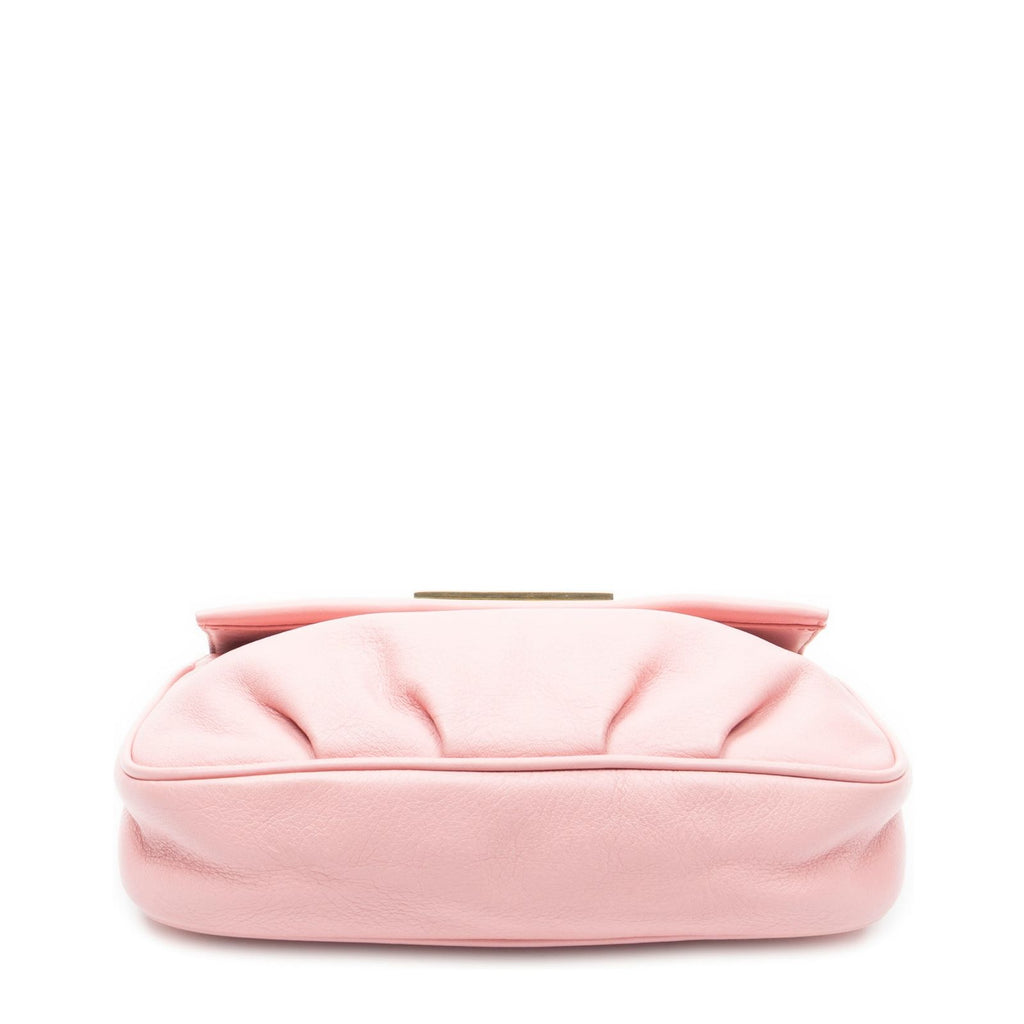 Fendi Star Pochette Crossbody Pink Calfskin Leather — view 6