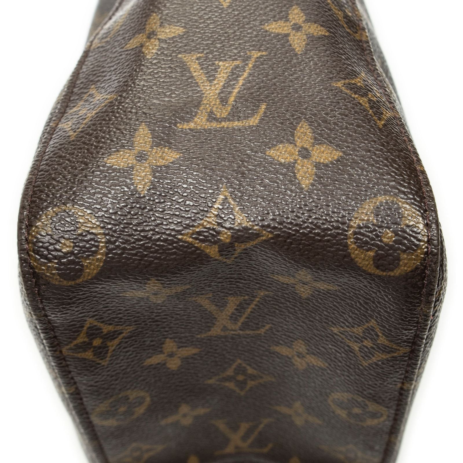 Louis Vuitton Looping Brown Monogram Canvas Shoulder Bag — view 8