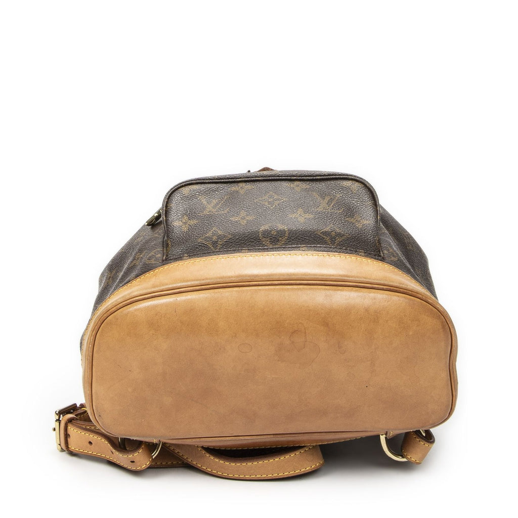 Louis Vuitton Montsouris Brown Monogram Canvas Backpack — view 6