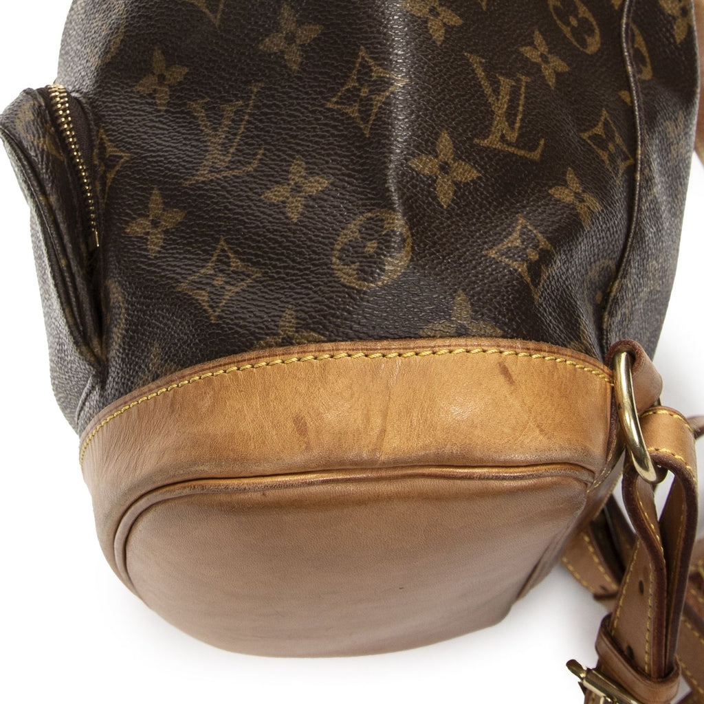 Louis Vuitton Montsouris Brown Monogram Canvas Backpack — view 8