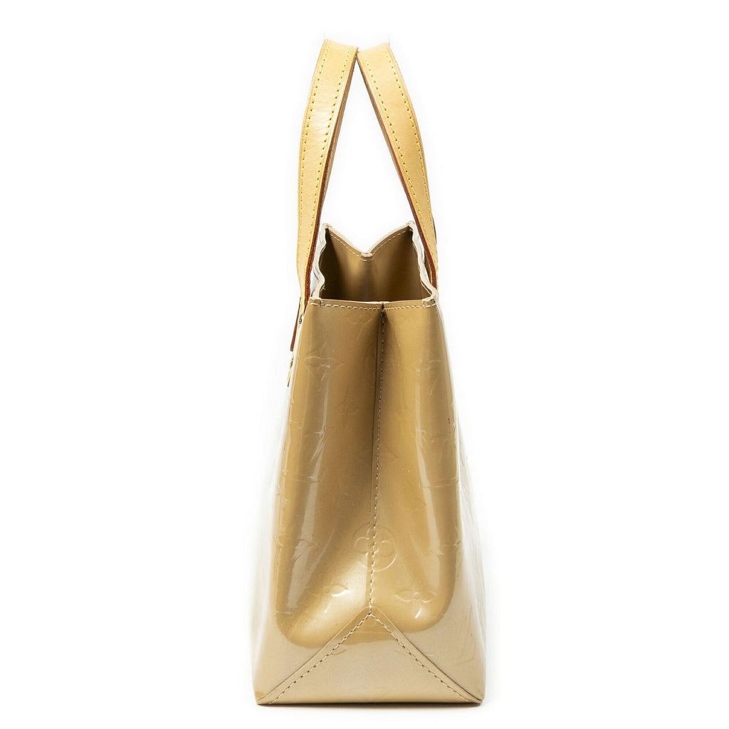 Louis Vuitton Tall Beige Monogram Vernis Handbag — view 3