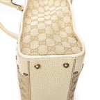 Gucci Scarlet Studs Tote Beige Ivory GG Canvas — view 7