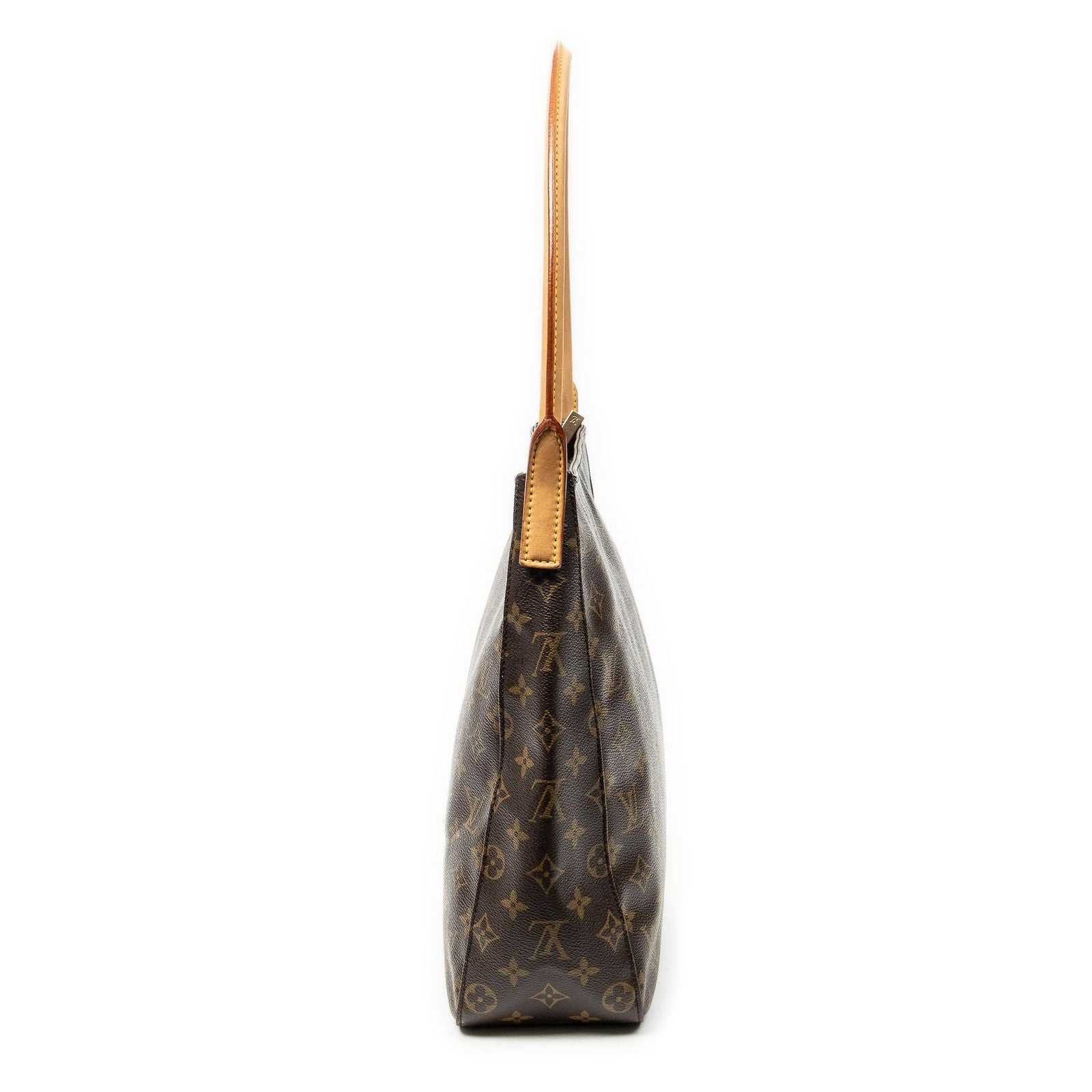 Louis Vuitton Looping Brown Monogram Canvas Shoulder Bag — view 3