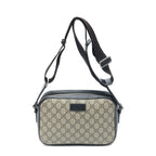 Gucci Camera Bag Beige Black Supreme Canvas