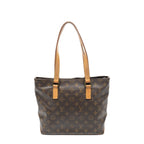 Louis Vuitton Cabas Piano Brown Monogram Canvas Tote — view 5
