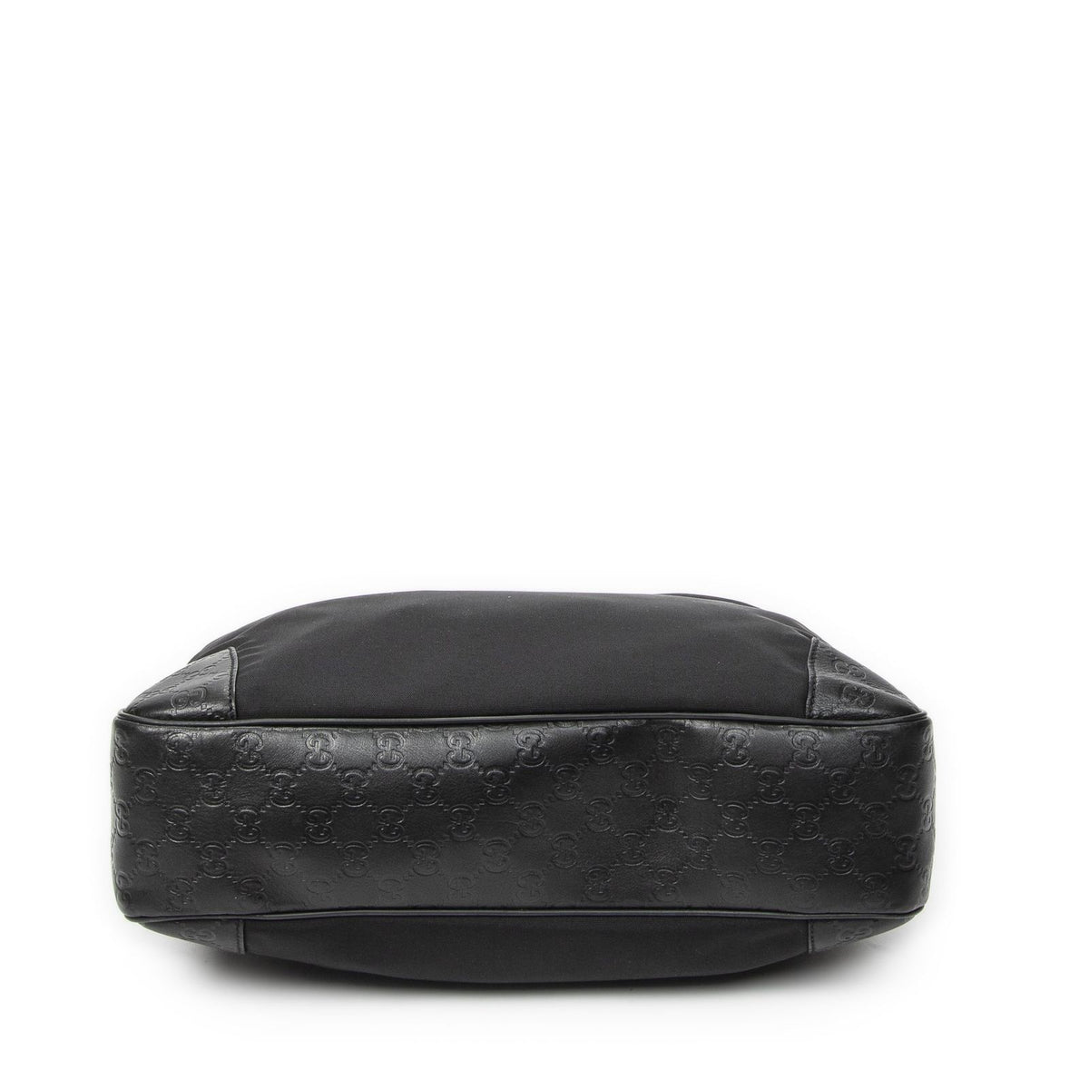 Gucci Large Front Pocket Messenger Black Nylon Canvas — view 6