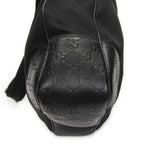 Gucci Large Front Pocket Messenger Black Nylon Canvas — view 7
