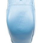 Gucci Bree Cross Belt Bag Blue Micro Guccissima Leather — view 7