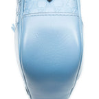 Gucci Bree Cross Belt Bag Blue Micro Guccissima Leather — view 8