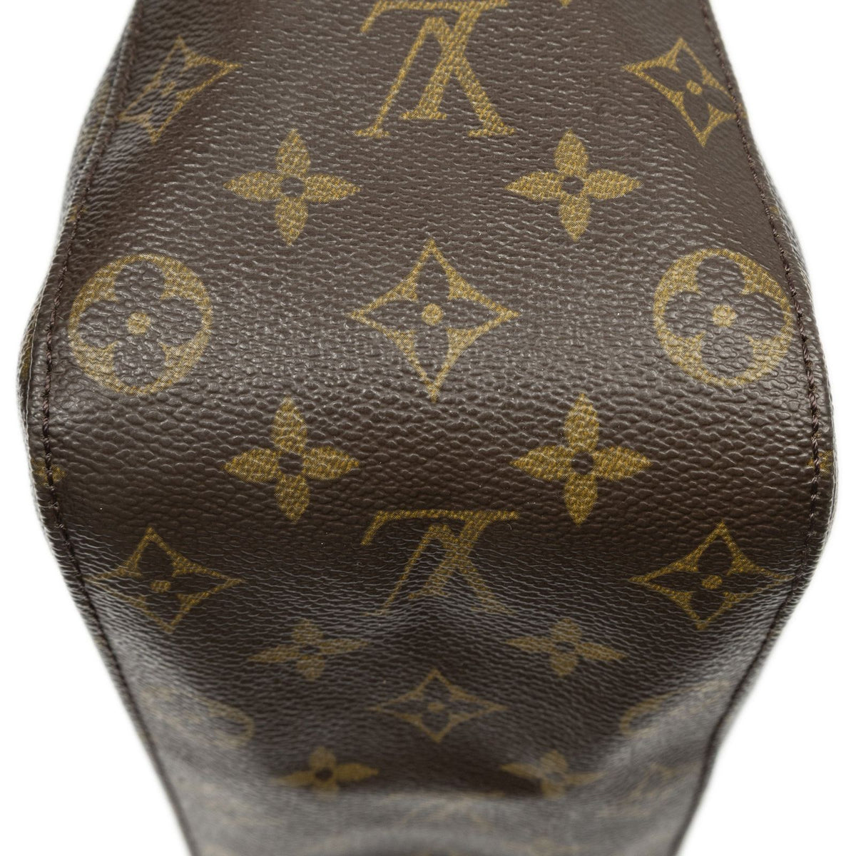 Louis Vuitton Looping Brown Monogram Canvas Shoulder Bag — view 7