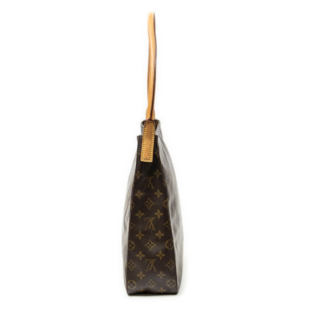 Louis Vuitton Looping Brown Monogram Canvas Shoulder Bag — view 3