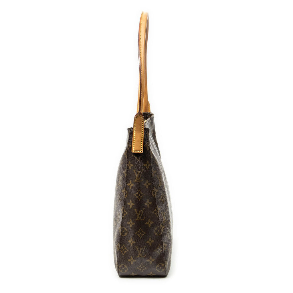 Louis Vuitton Looping Brown Monogram Canvas Shoulder Bag — view 4