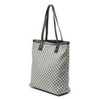 Celine Vertical Tote Black Gray Macadam Canvas — view 2