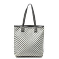 Celine Vertical Tote Black Gray Macadam Canvas