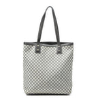 Celine Vertical Tote Black Gray Macadam Canvas