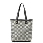 Celine Vertical Tote Black Gray Macadam Canvas — view 5