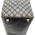 Celine Vertical Tote Black Gray Macadam Canvas — view 8
