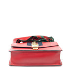 Gucci Small Sylvie Bag Red Smooth Leather — view 6