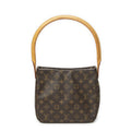 Louis Vuitton Looping Brown Monogram Canvas Shoulder Bag