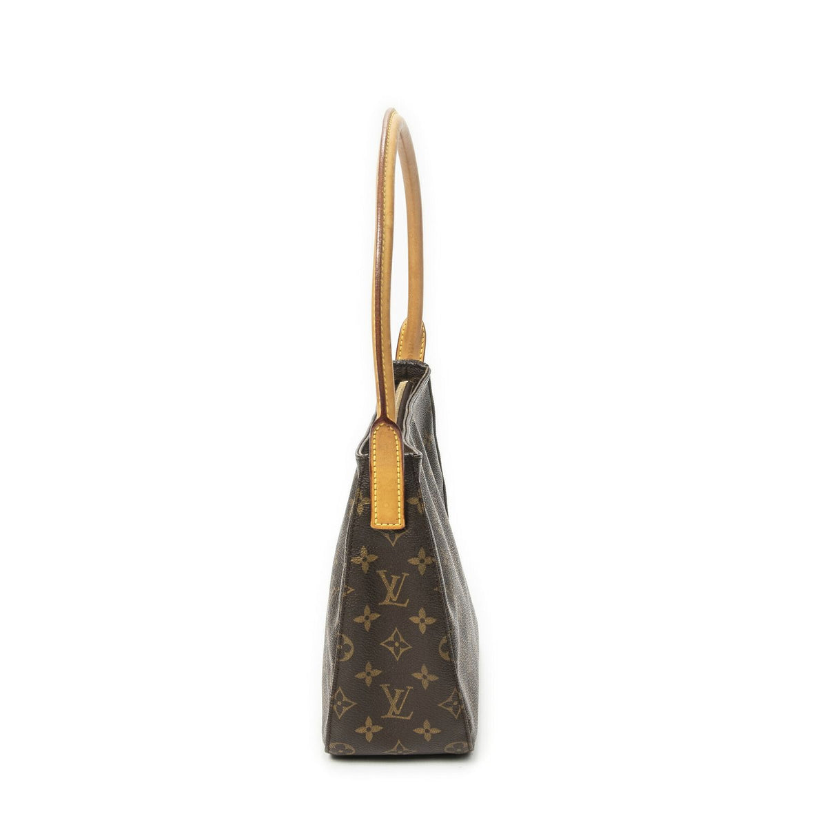 Louis Vuitton Looping Brown Monogram Canvas Shoulder Bag — view 4