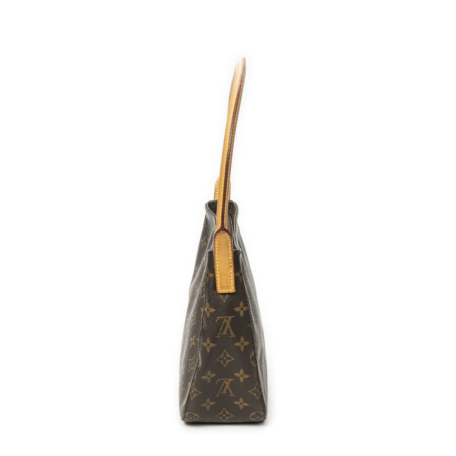 Louis Vuitton Looping Brown Monogram Canvas Shoulder Bag — view 3