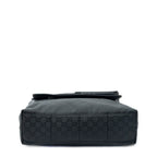 Gucci g Square Flap Bag Messenger Black Nylon Canvas — view 6