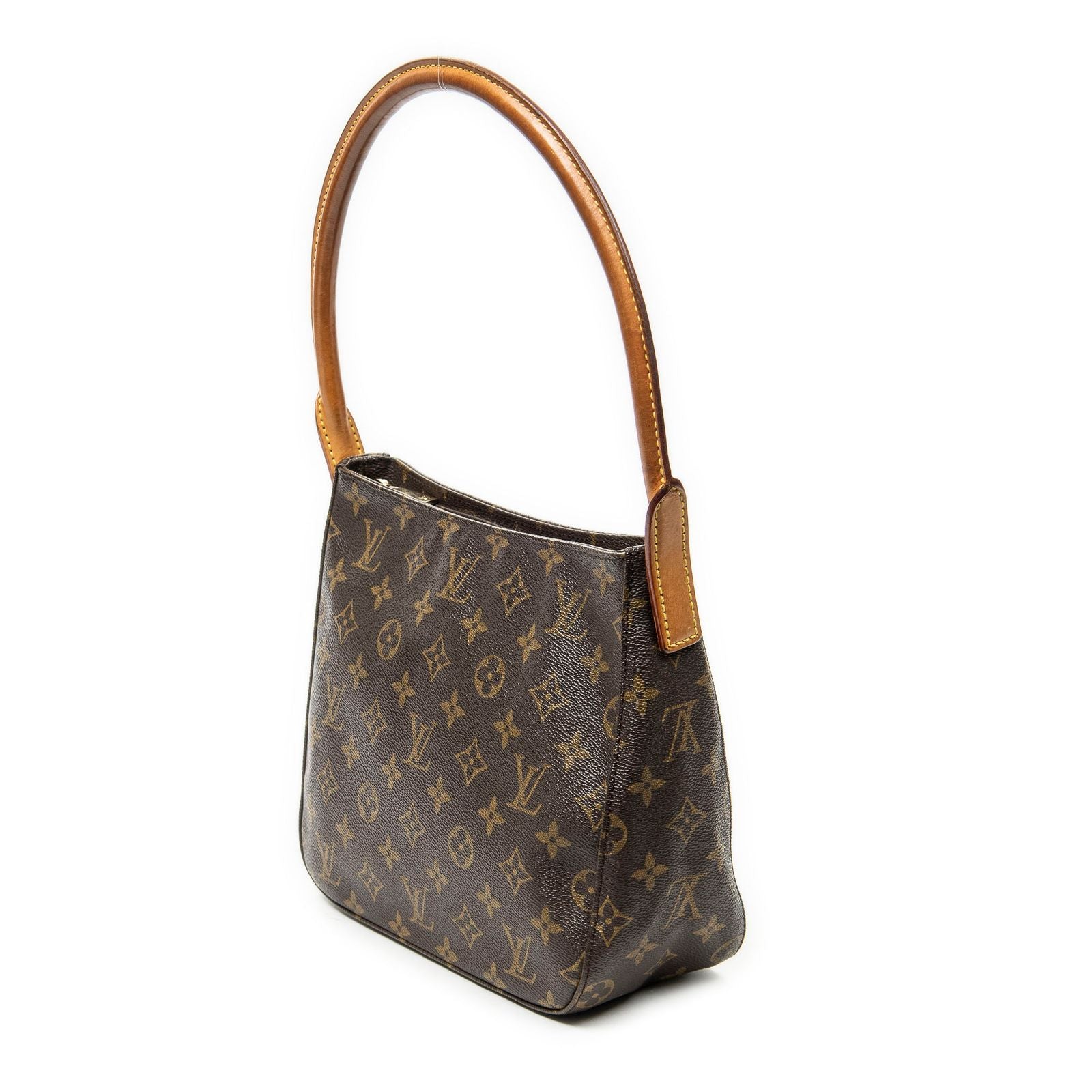 Louis Vuitton Looping Brown Monogram Canvas Shoulder Bag — view 2