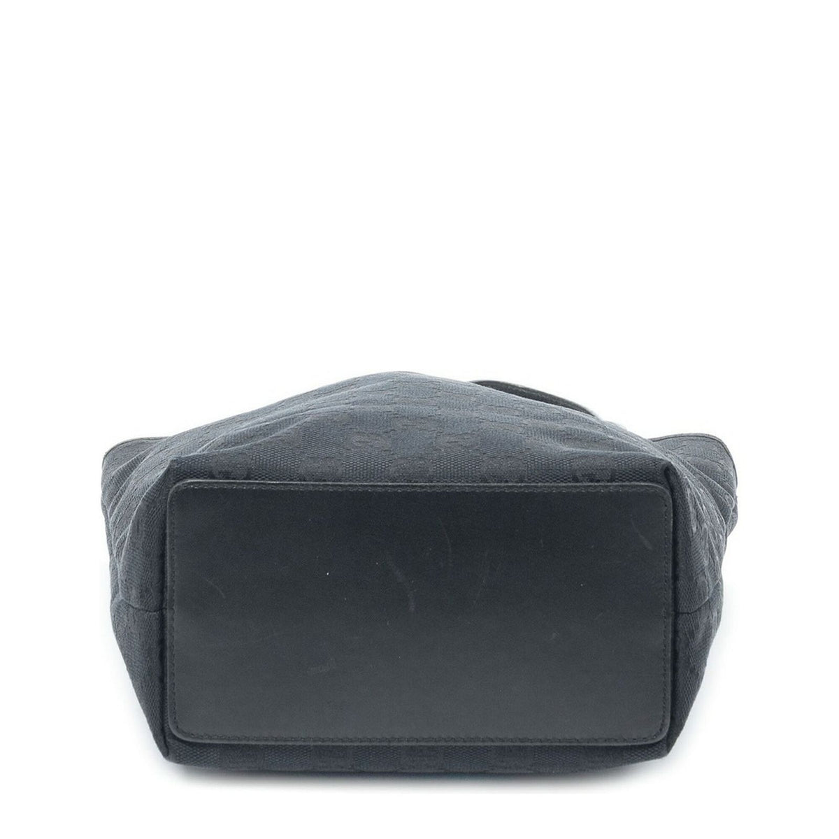 Gucci Small Bucket Tote Black GG Canvas — view 6