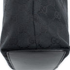Gucci Small Bucket Tote Black GG Canvas — view 8