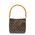 Louis Vuitton Looping Brown Monogram Canvas Shoulder Bag