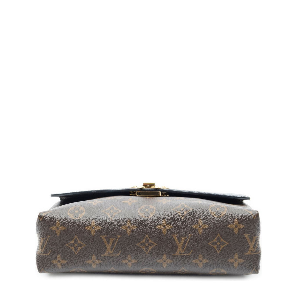 Louis Vuitton Saint Placide Brown Black Monogram Canvas Shoulder Bag — view 6