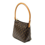 Louis Vuitton Looping Brown Monogram Canvas Shoulder Bag — view 2