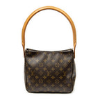 Louis Vuitton Looping Brown Monogram Canvas Shoulder Bag — view 5