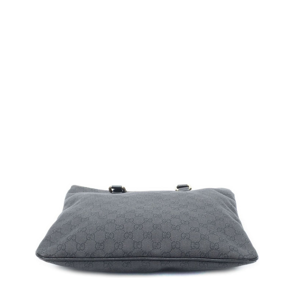 Gucci Vertical Tote Black GG Denim Canvas — view 6