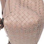 Bottega Veneta Mini Backpack Pink Intrecciato Leather — view 8