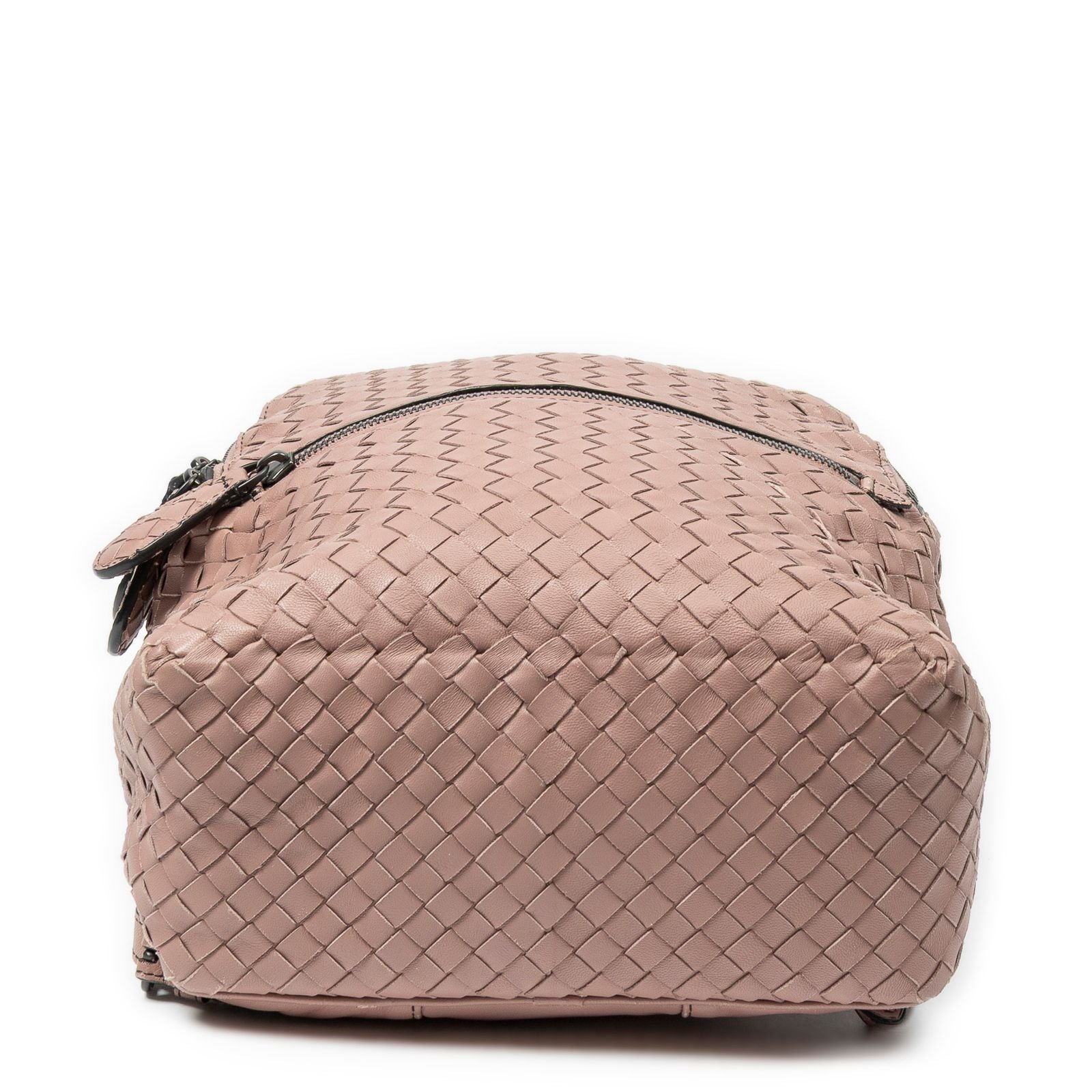 Bottega Veneta Mini Backpack Pink Intrecciato Leather — view 6