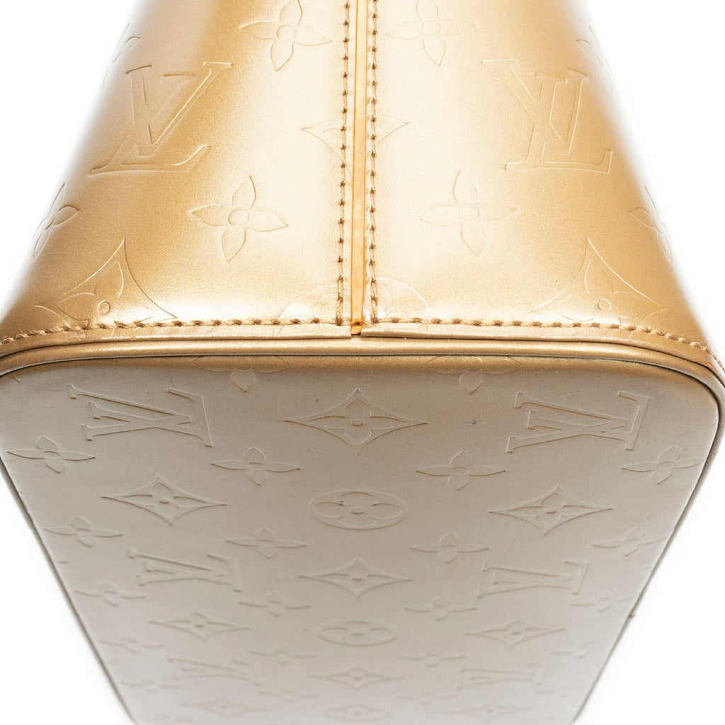 Louis Vuitton Stockton Beige Monogram Matte Shoulder Bag — view 7