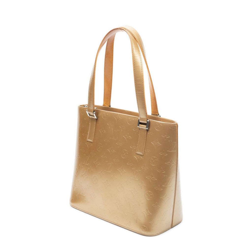 Louis Vuitton Stockton Beige Monogram Matte Shoulder Bag — view 2