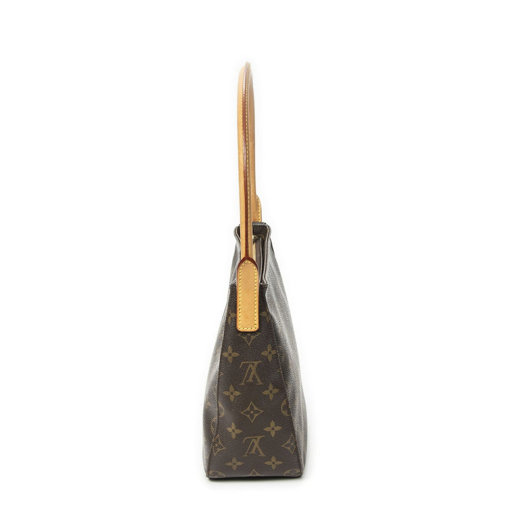 Louis Vuitton Looping Brown Monogram Canvas Shoulder Bag — view 4