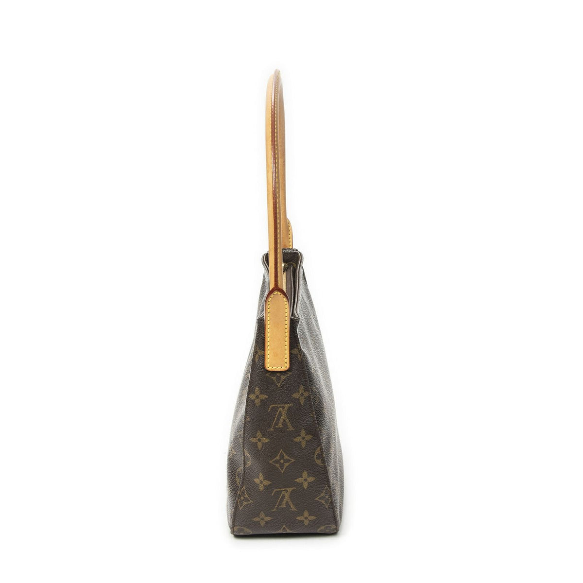 Louis Vuitton Looping Brown Monogram Canvas Shoulder Bag — view 4