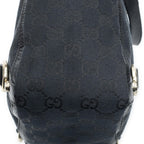 Gucci Small Abbey D Ring Tote Black GG Canvas — view 7